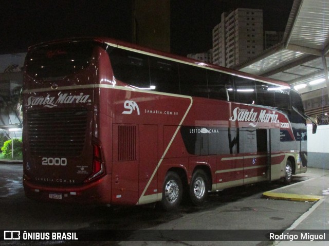 Santa Maria Fretamento e Turismo > Transportes Santa Maria(SP) 2000 na cidade de Rio de Janeiro, Rio de Janeiro, Brasil, por Rodrigo Miguel. Número da foto: #12703779.