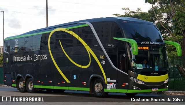Expresso Princesa dos Campos 7463 na cidade de São Paulo, São Paulo, Brasil, por Cristiano Soares da Silva. Número da foto: #12705905.
