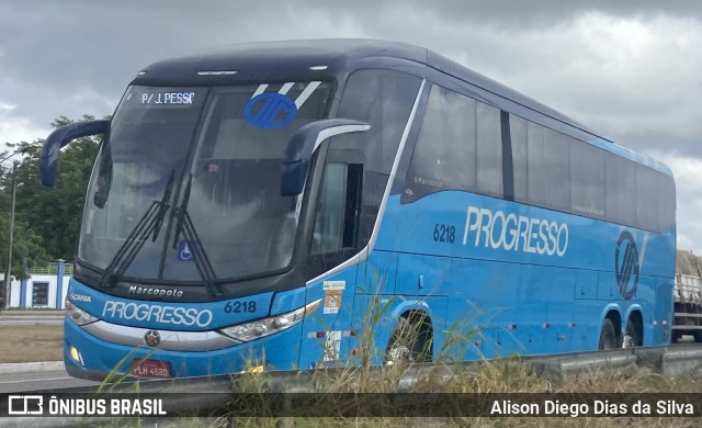 Auto Viação Progresso 6218 na cidade de Parnamirim, Rio Grande do Norte, Brasil, por Alison Diego Dias da Silva. Número da foto: #12704025.