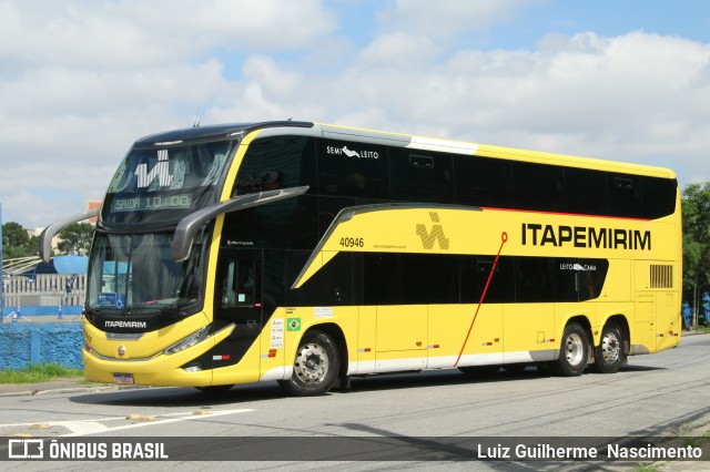 Viação Nova Itapemirim 40946 na cidade de São Paulo, São Paulo, Brasil, por Luiz Guilherme  Nascimento. Número da foto: #12705236.