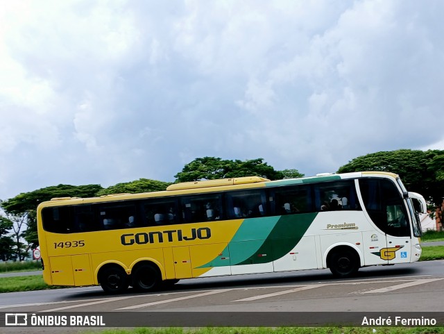 Empresa Gontijo de Transportes 14935 na cidade de Araras, São Paulo, Brasil, por André Fermino . Número da foto: #12705536.