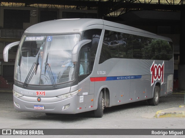 Auto Viação 1001 RJ 108.224 na cidade de Nova Friburgo, Rio de Janeiro, Brasil, por Rodrigo Miguel. Número da foto: #12703776.