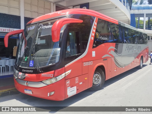 Empresa de Ônibus Pássaro Marron 5820 na cidade de Aparecida, São Paulo, Brasil, por Danilo  Ribeiro. Número da foto: #12703596.