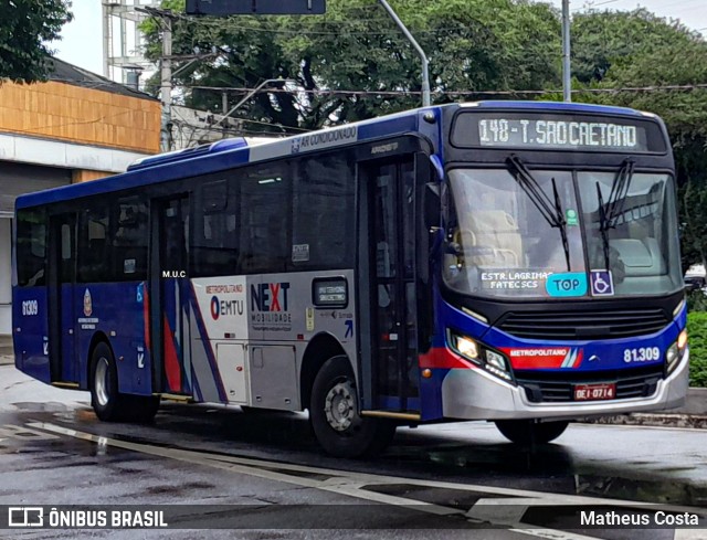 Next Mobilidade - ABC Sistema de Transporte 81.309 na cidade de São Caetano do Sul, São Paulo, Brasil, por Matheus Costa. Número da foto: #12705357.