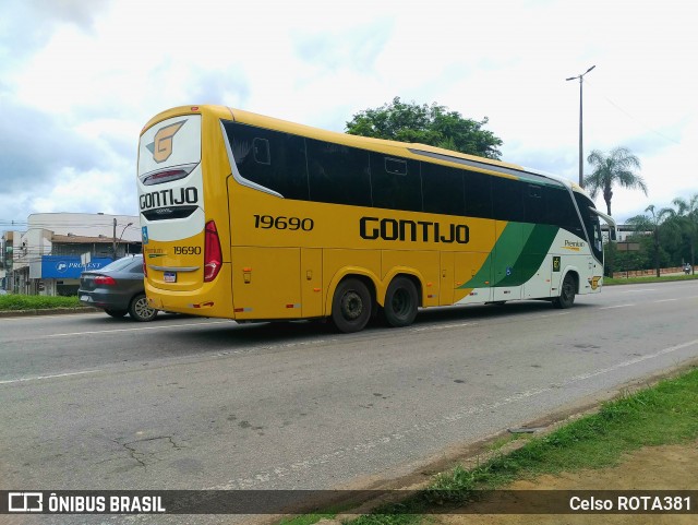 Empresa Gontijo de Transportes 19690 na cidade de Ipatinga, Minas Gerais, Brasil, por Celso ROTA381. Número da foto: #12704848.