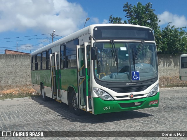 Transportes Cidade do Natal 7 063 na cidade de Natal, Rio Grande do Norte, Brasil, por Dennis Paz. Número da foto: #12704554.