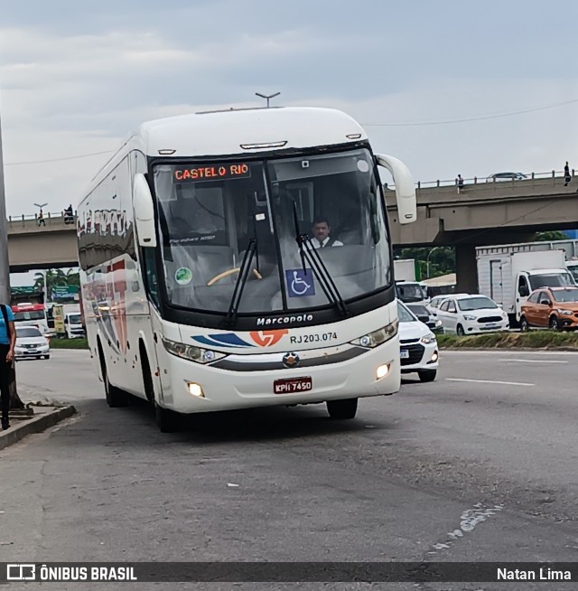 Viação Teresópolis RJ 203.074 na cidade de Duque de Caxias, Rio de Janeiro, Brasil, por Natan Lima. Número da foto: #12702884.