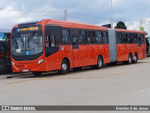 Transporte Coletivo Glória BE604 na cidade de Curitiba, Paraná, Brasil, por Everton S de Jesus. Número da foto: #12704192.