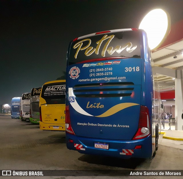 Pet Tur - Rms Transporte e Turismo 3018 na cidade de Guaratinguetá, São Paulo, Brasil, por Andre Santos de Moraes. Número da foto: #12704691.