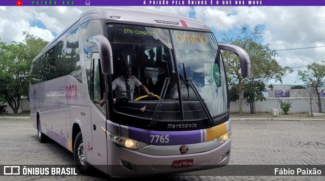 Rota Transportes Rodoviários 7765 na cidade de Vitória da Conquista, Bahia, Brasil, por Fábio Paixão. Número da foto: #12703940.