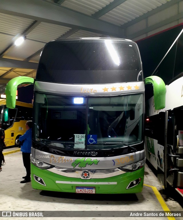 Pet Tur - Rms Transporte e Turismo 3004 na cidade de Guaratinguetá, São Paulo, Brasil, por Andre Santos de Moraes. Número da foto: #12704708.