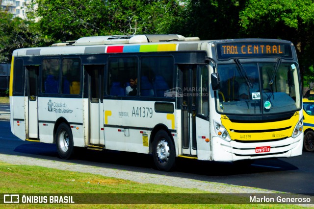 Real Auto Ônibus A41379 na cidade de Rio de Janeiro, Rio de Janeiro, Brasil, por Marlon Generoso. Número da foto: #12706245.