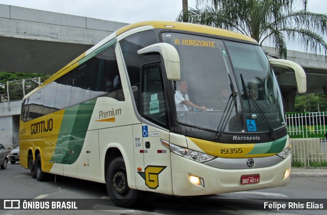 Empresa Gontijo de Transportes 19355 na cidade de Belo Horizonte, Minas Gerais, Brasil, por Felipe Rhis Elias. Número da foto: #12705694.