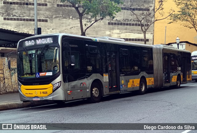 Viação Metrópole Paulista - Zona Leste 3 1928 na cidade de São Paulo, São Paulo, Brasil, por Diego Cardoso da Silva. Número da foto: #12704610.