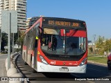 Redbus Urbano 835 na cidade de Las Condes, Santiago, Metropolitana de Santiago, Chile, por Benjamín Tomás Lazo Acuña. Número da foto: #:id.