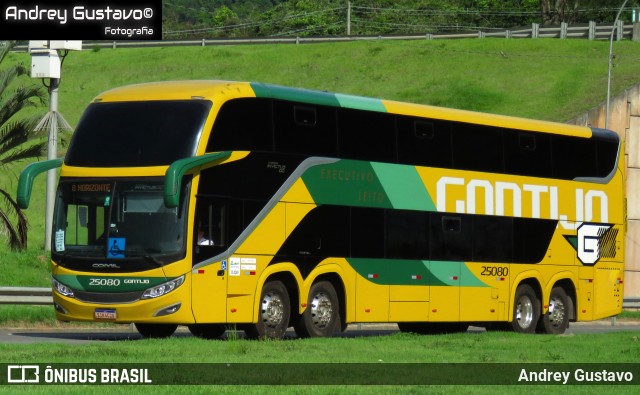 Empresa Gontijo de Transportes 25080 na cidade de Guarapari, Espírito Santo, Brasil, por Andrey Gustavo. Número da foto: #12708992.