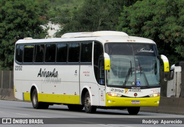 Viação Ariranha 23192 na cidade de Aparecida, São Paulo, Brasil, por Rodrigo  Aparecido. Número da foto: #12707788.