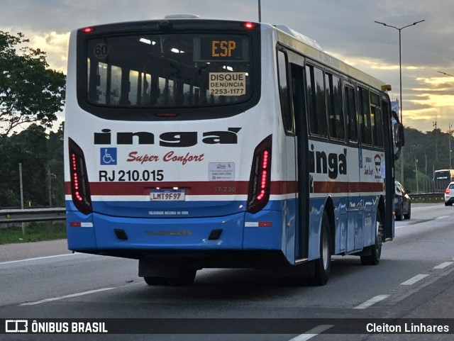 Auto Lotação Ingá RJ 210.015 na cidade de São Gonçalo, Rio de Janeiro, Brasil, por Cleiton Linhares. Número da foto: #12706475.