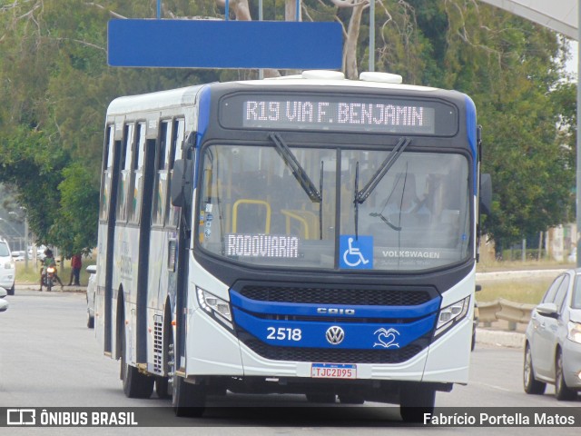 ATT - Atlântico Transportes e Turismo - Vitória da Conquista 2518 na cidade de Vitória da Conquista, Bahia, Brasil, por Fabrício Portella Matos. Número da foto: #12707928.