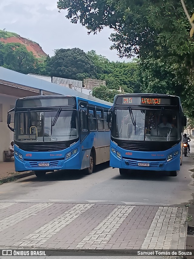 São Jorge Auto Bus 450 na cidade de Ponte Nova, Minas Gerais, Brasil, por Samuel Tomás de Souza. Número da foto: #12706856.