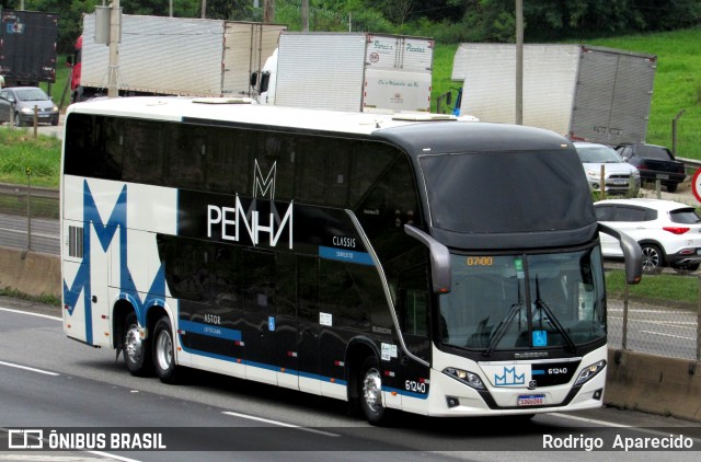 Empresa de Ônibus Nossa Senhora da Penha 61240 na cidade de Aparecida, São Paulo, Brasil, por Rodrigo  Aparecido. Número da foto: #12708438.