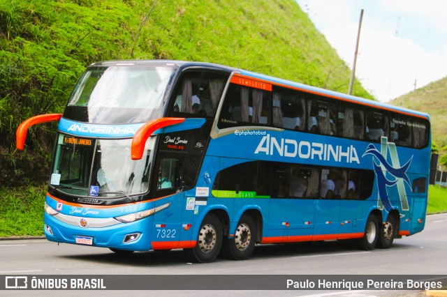 Empresa de Transportes Andorinha 7322 na cidade de Piraí, Rio de Janeiro, Brasil, por Paulo Henrique Pereira Borges. Número da foto: #12708755.