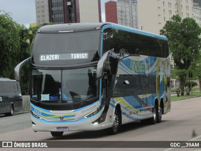 Abelazeri Turismo 2443 na cidade de Curitiba, Paraná, Brasil, por GDC __39AM. Número da foto: #12708191.