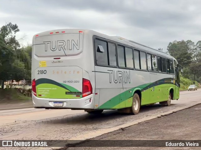 Turin Transportes 2180 na cidade de Congonhas, Minas Gerais, Brasil, por Eduardo Vieira. Número da foto: #12706740.