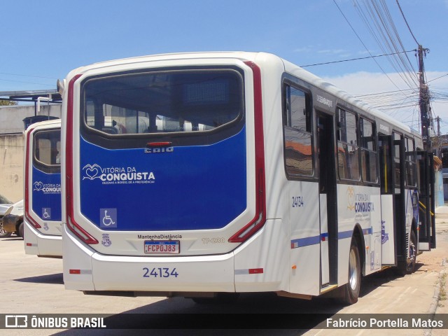 ATT - Atlântico Transportes e Turismo - Vitória da Conquista 24134 na cidade de Vitória da Conquista, Bahia, Brasil, por Fabrício Portella Matos. Número da foto: #12708475.