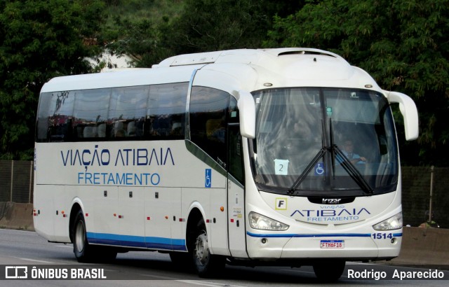 Viação Atibaia São Paulo 1514 na cidade de Aparecida, São Paulo, Brasil, por Rodrigo  Aparecido. Número da foto: #12707775.