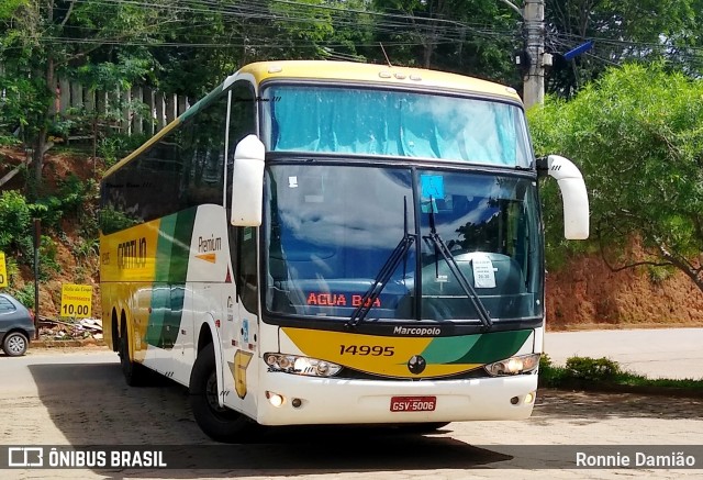 Empresa Gontijo de Transportes 14995 na cidade de São João Evangelista, Minas Gerais, Brasil, por Ronnie Damião. Número da foto: #12706544.