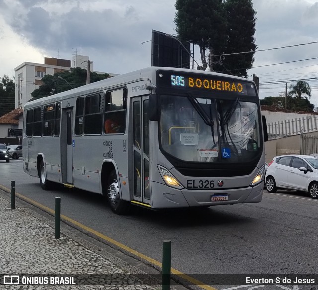 Auto Viação São José dos Pinhais EL326 na cidade de Curitiba, Paraná, Brasil, por Everton S de Jesus. Número da foto: #12706713.