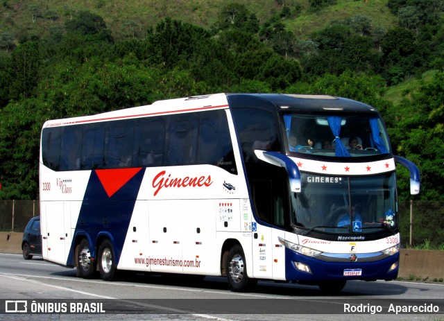 Gimenes Turismo 3300 na cidade de Aparecida, São Paulo, Brasil, por Rodrigo  Aparecido. Número da foto: #12707680.