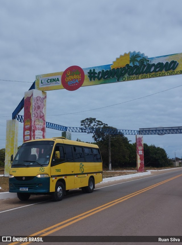RS Transporte e Turismo 7002 na cidade de Lucena, Paraíba, Brasil, por Ruan Silva. Número da foto: #12707927.