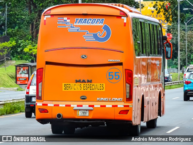 TRACOPA - Transportes Costarricenses Panameños 55 na cidade de Mata Redonda, San José, San José, Costa Rica, por Andrés Martínez Rodríguez. Número da foto: #12706966.