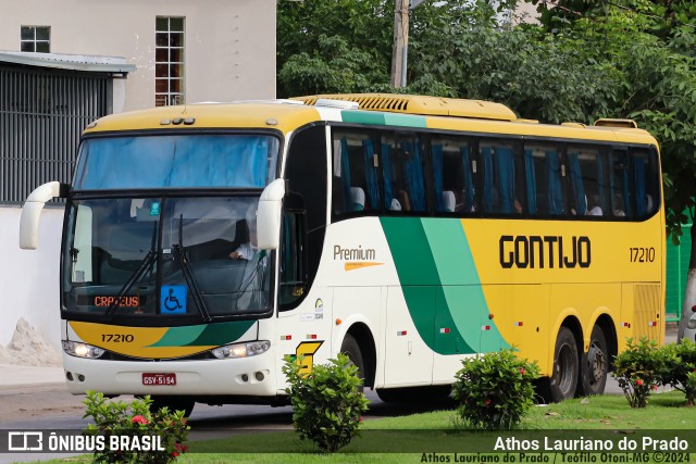 Empresa Gontijo de Transportes 17210 na cidade de Teófilo Otoni, Minas Gerais, Brasil, por Athos Lauriano do Prado. Número da foto: #12707520.