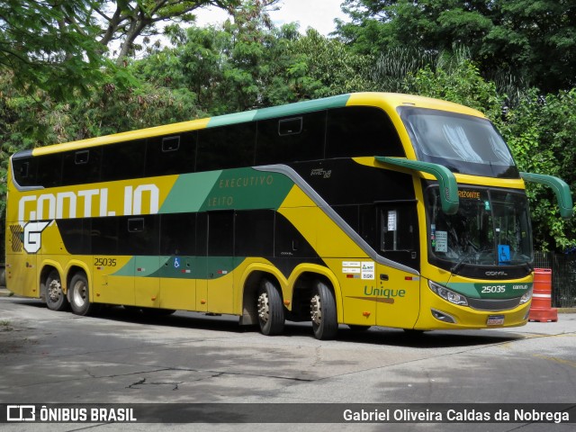 Empresa Gontijo de Transportes 25035 na cidade de São Paulo, São Paulo, Brasil, por Gabriel Oliveira Caldas da Nobrega. Número da foto: #12706913.