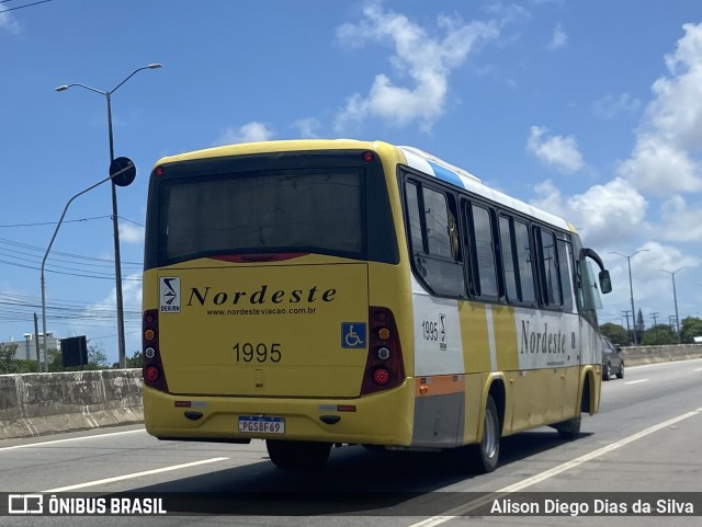 Viação Nordeste 1995 na cidade de Parnamirim, Rio Grande do Norte, Brasil, por Alison Diego Dias da Silva. Número da foto: #12706677.