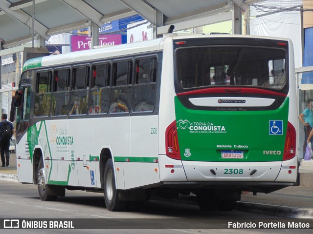 Viação Rosa Vitória da Conquista 2308 na cidade de Vitória da Conquista, Bahia, Brasil, por Fabrício Portella Matos. Número da foto: #12708465.