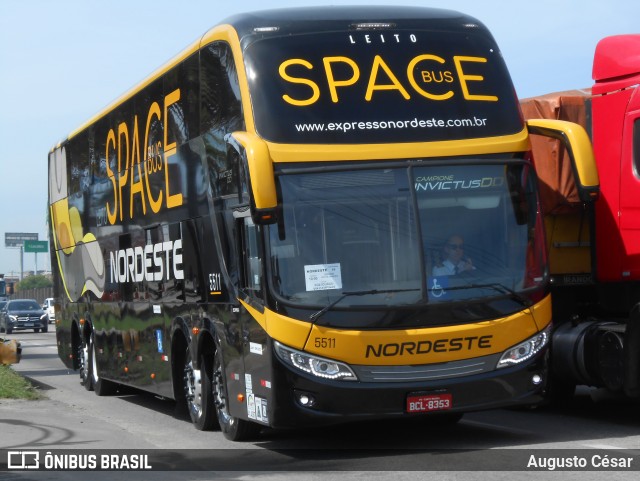 Expresso Nordeste 5511 na cidade de Nova Iguaçu, Rio de Janeiro, Brasil, por Augusto César. Número da foto: #12709289.