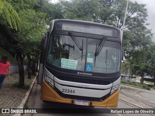 Viação Cidade de Caieiras 22344 na cidade de Caieiras, São Paulo, Brasil, por Rafael Lopes de Oliveira. Número da foto: #12707363.