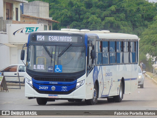 ATT - Atlântico Transportes e Turismo - Vitória da Conquista 24127 na cidade de Vitória da Conquista, Bahia, Brasil, por Fabrício Portella Matos. Número da foto: #12707906.
