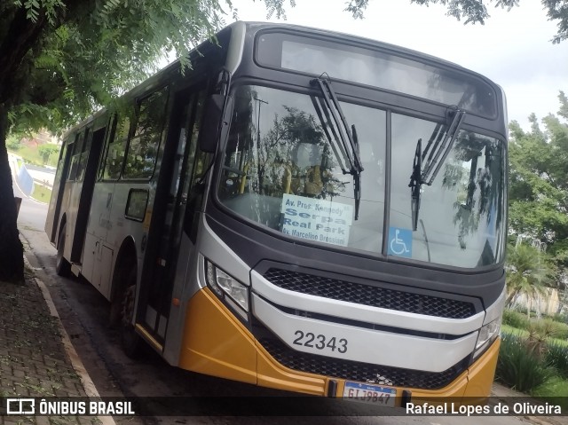 Viação Cidade de Caieiras 22343 na cidade de Caieiras, São Paulo, Brasil, por Rafael Lopes de Oliveira. Número da foto: #12707371.
