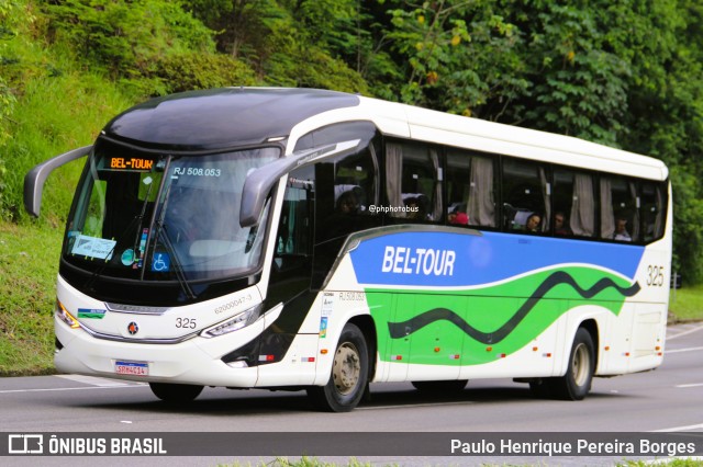 Bel-Tour Transportes e Turismo 325 na cidade de Piraí, Rio de Janeiro, Brasil, por Paulo Henrique Pereira Borges. Número da foto: #12708748.