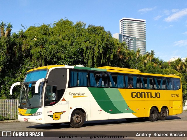 Empresa Gontijo de Transportes 17270 na cidade de Curitiba, Paraná, Brasil, por Andrey  Soares Vassão. Número da foto: #12706615.