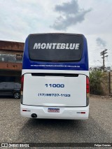Monte Blue Transportes e Fretamento 11000 na cidade de Ribeirão Preto, São Paulo, Brasil, por Felipe Gomes. Número da foto: #:id.