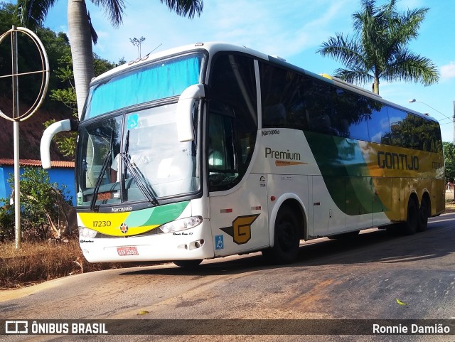 Empresa Gontijo de Transportes 17230 na cidade de São João Evangelista, Minas Gerais, Brasil, por Ronnie Damião. Número da foto: #12711392.