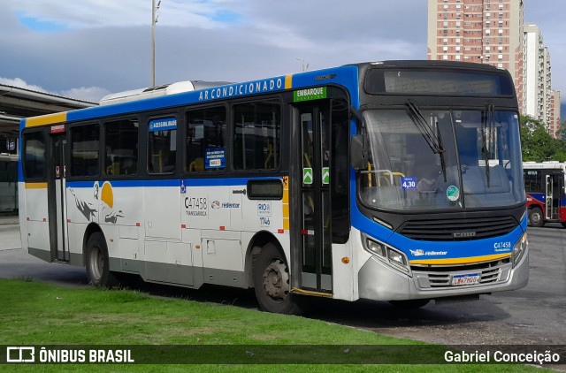 Viação Redentor C47458 na cidade de Rio de Janeiro, Rio de Janeiro, Brasil, por Gabriel Conceição. Número da foto: #12710797.