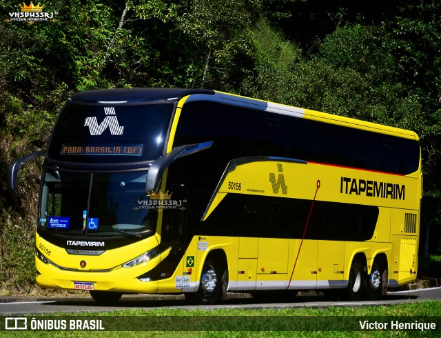 Viação Nova Itapemirim 50156 na cidade de Petrópolis, Rio de Janeiro, Brasil, por Victor Henrique. Número da foto: #12710637.