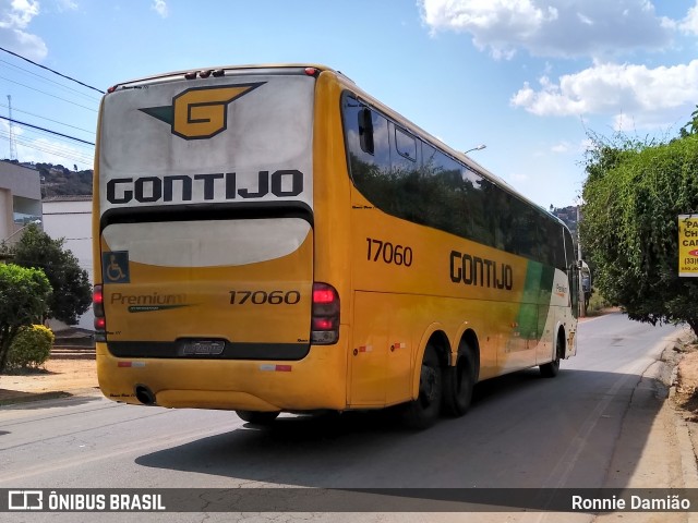 Empresa Gontijo de Transportes 17060 na cidade de São João Evangelista, Minas Gerais, Brasil, por Ronnie Damião. Número da foto: #12711373.